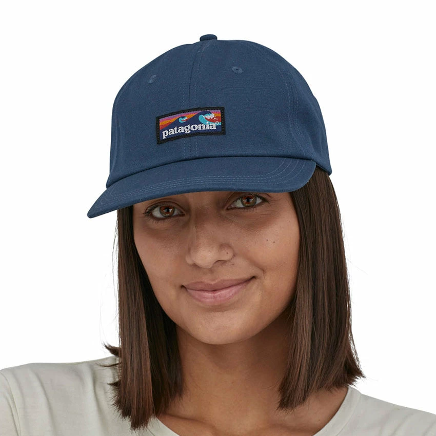 Patagonia Boardshort Label Trad Cap - Stone Blue 4 Patagonia Boardshort Label Trad Cap - Stone Blue - Image 2