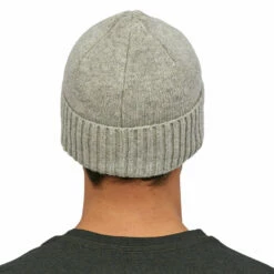 Patagonia Brodeo Beanie - P-6 Logo: Drifter Grey -Brokedown Palace Shop Patagonia BrodeoBeanie DrifterGrey 03