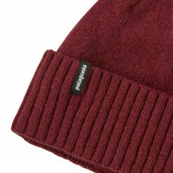 Patagonia Brodeo Beanie - Sequoia Red -Brokedown Palace Shop Patagonia BrodeoBeanie SequoiaRed 02