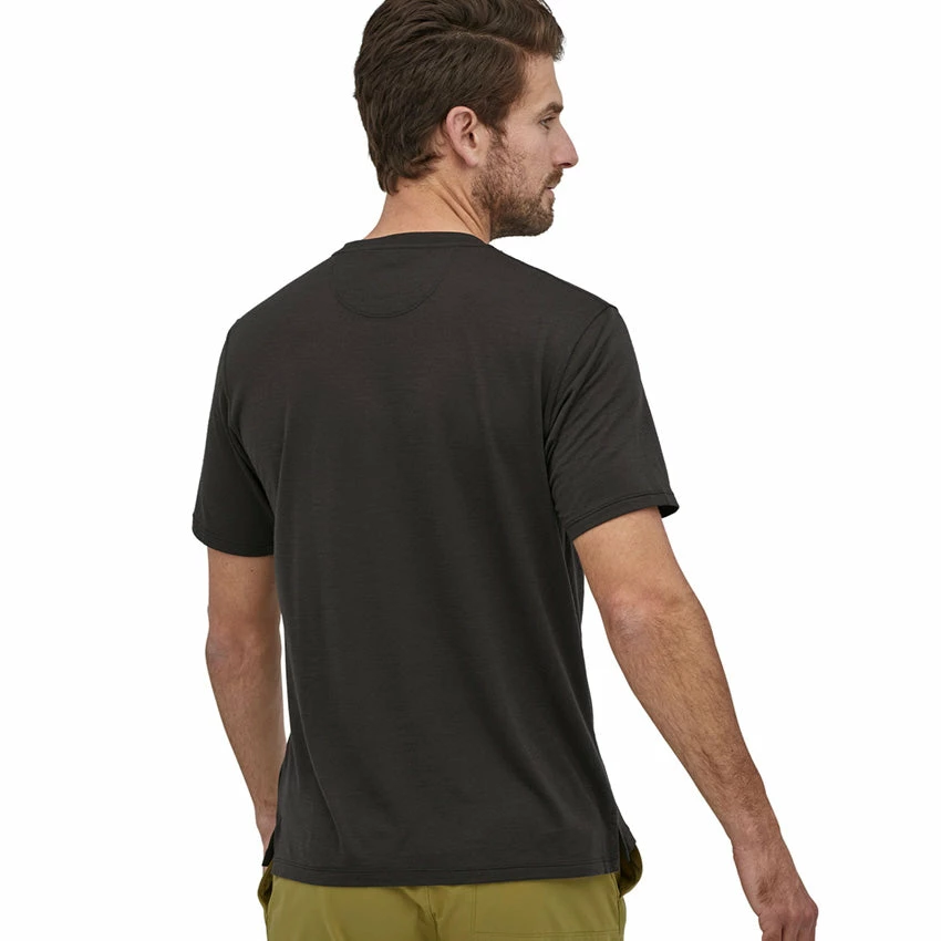 Patagonia Men's Capilene Cool Merino Shirt - Black 5 Patagonia Men's Capilene Cool Merino Shirt - Black - Image 3