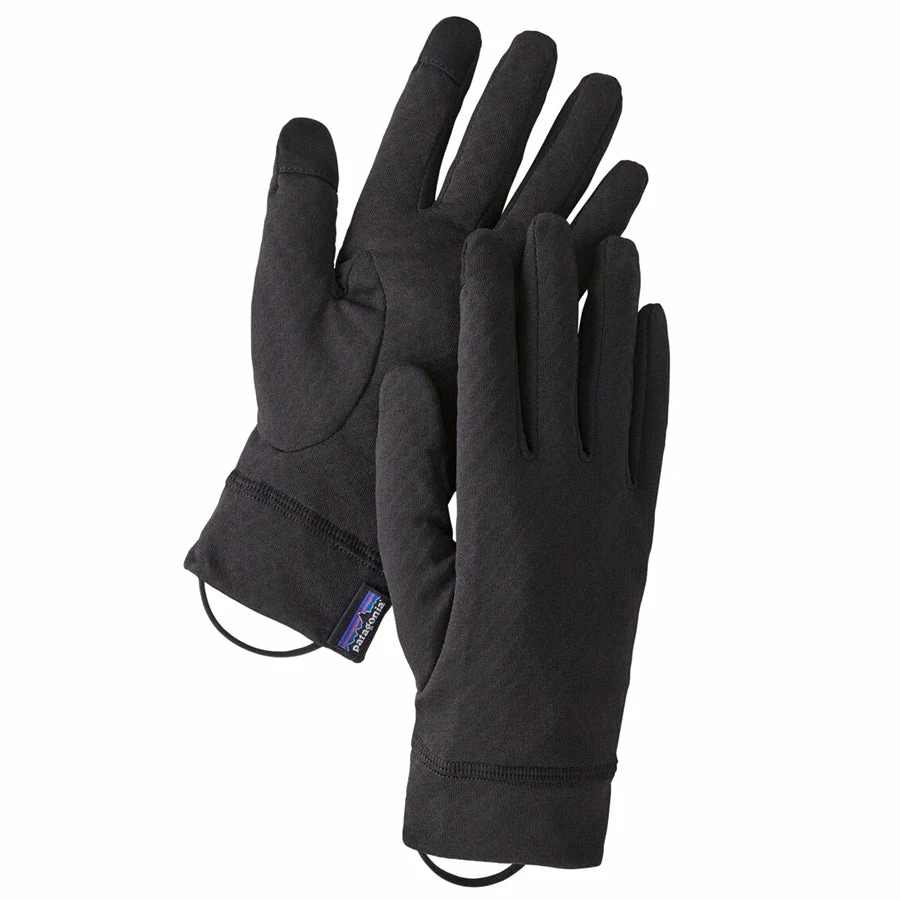 Patagonia Capilene Midweight Liner Gloves - Black 3 Patagonia Capilene Midweight Liner Gloves - Black