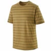 Patagonia Men's Capilene Cool Trail Shirt - Furrow Stripe: Moray Khaki -Brokedown Palace Shop Patagonia CoolCapDailyShirt FWMO 01