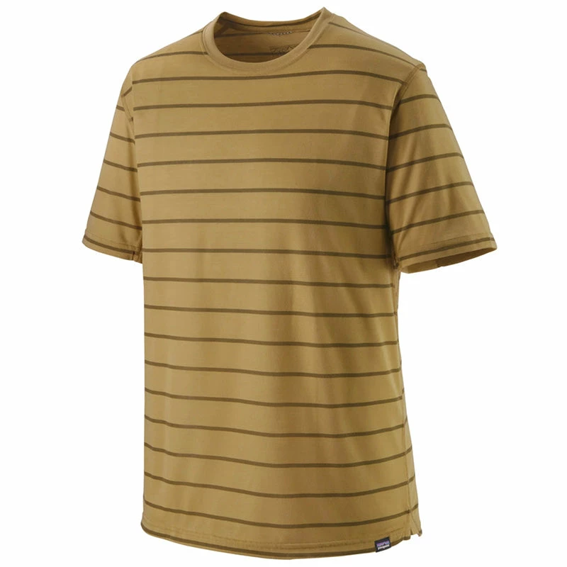 Patagonia Men's Capilene Cool Trail Shirt - Furrow Stripe: Moray Khaki 3 Patagonia Men's Capilene Cool Trail Shirt - Furrow Stripe: Moray Khaki