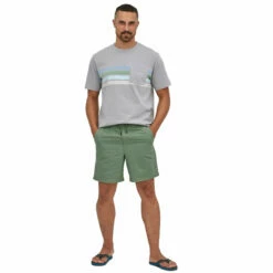 Patagonia Men's Lightweight All Wear Hemp Volley Shorts - Sedge Green 9 Patagonia Men's Lightweight All Wear Hemp Volley Shorts - Sedge Green -Brokedown Palace Shop Patagonia HempVolleyShorts SEDG 04