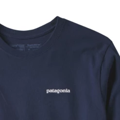 Patagonia Men's Long Sleeved P-6 Logo Responsibili-Tee - Classic Navy -Brokedown Palace Shop Patagonia M LSP6ResponsibiliTee ClassicNavy 04