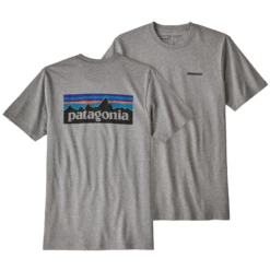 Patagonia Men's P-6 Logo Responsibili-Tee - Gravel Heather