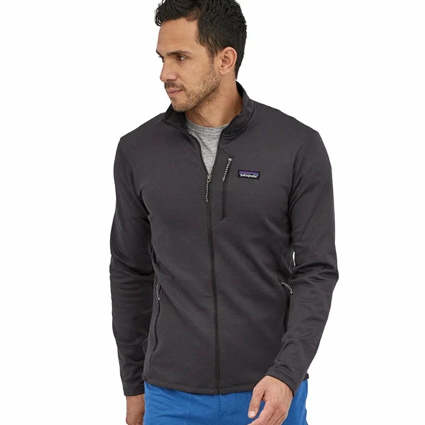 Patagonia Men's R1 Daily Jacket - Ink Black / Black X-Dye 5 Patagonia Men's R1 Daily Jacket - Ink Black / Black X-Dye - Image 3