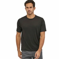 Patagonia Men's Capilene Cool Daily Shirt - Black 8 Patagonia Men's Capilene Cool Daily Shirt - Black -Brokedown Palace Shop Patagonia MsCapCoolDailyShirt Black 03