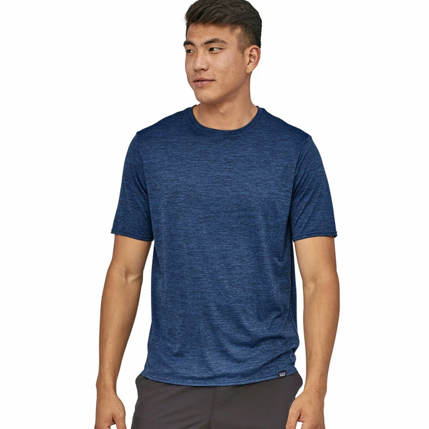 Patagonia Men's Capilene Cool Daily Shirt - Viking Blue - Navy Blue X-Dye 5 Patagonia Men's Capilene Cool Daily Shirt - Viking Blue - Navy Blue X-Dye - Image 3