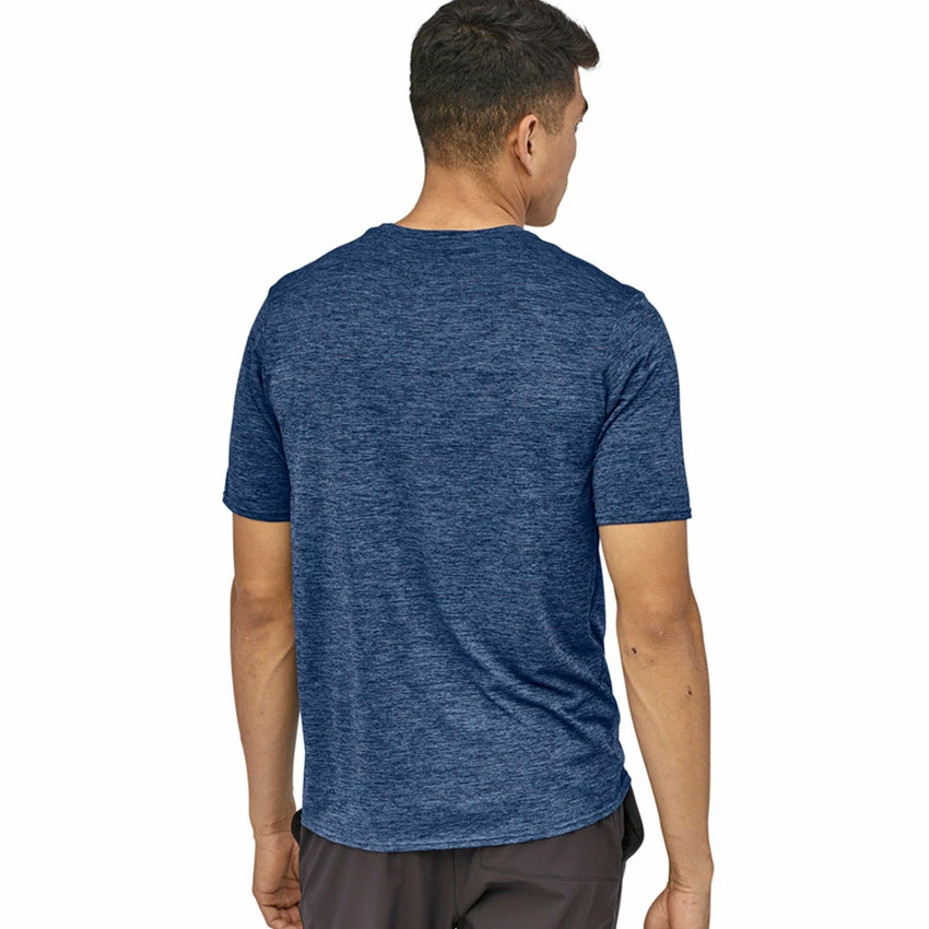 Patagonia Men's Capilene Cool Daily Shirt - Viking Blue - Navy Blue X-Dye 6 Patagonia Men's Capilene Cool Daily Shirt - Viking Blue - Navy Blue X-Dye - Image 4