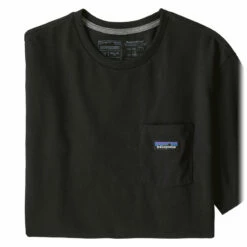 Patagonia Men's P-6 Label Pocket Responsibili-Tee - Black