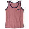 Patagonia Women's P-6 Label Organic Tank - Light Star Pink 2 Patagonia Women's P-6 Label Organic Tank - Light Star Pink -Brokedown Palace Shop Patagonia P6Tank Pink 01