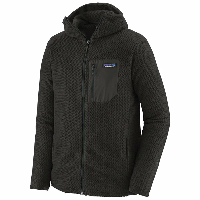 Patagonia Men's R1 Air Full-Zip Hoody - Black 3 Patagonia Men's R1 Air Full-Zip Hoody - Black