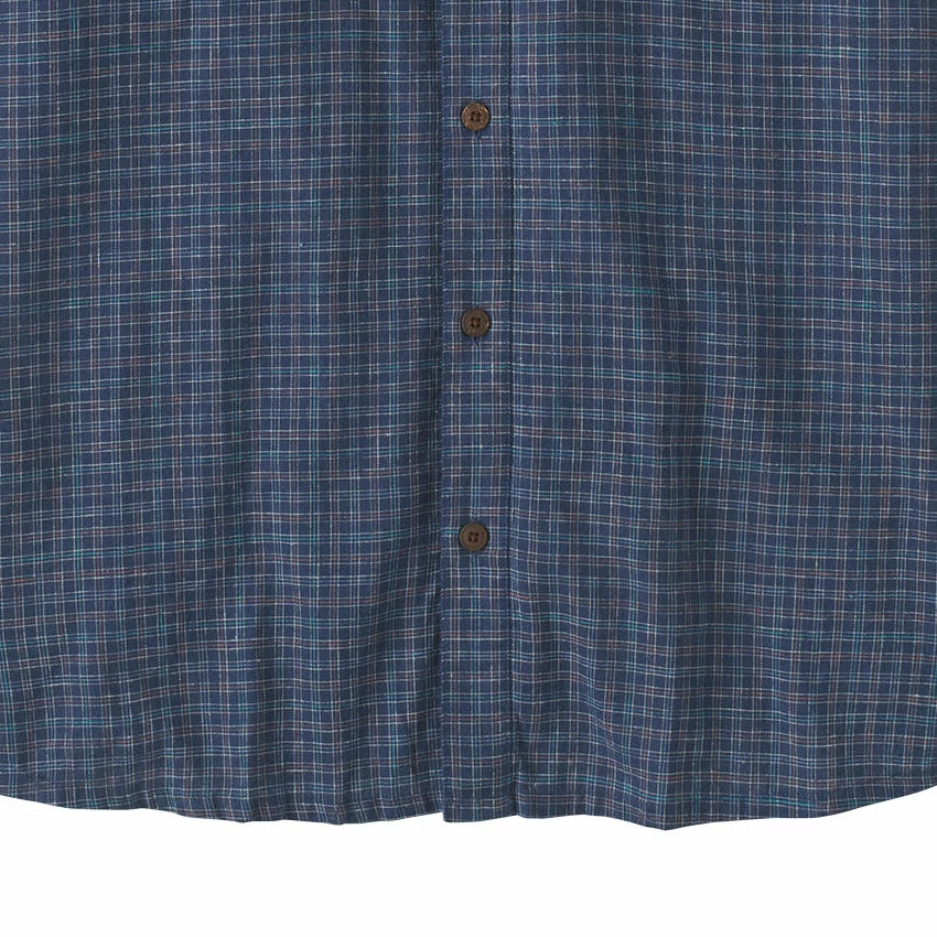 Patagonia Men's Back Step Shirt - Rainfall Plaid: Stone Blue 5 Patagonia Men's Back Step Shirt - Rainfall Plaid: Stone Blue - Image 3