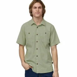 Patagonia Men's Back Step Shirt - Rainfall Plaid: Salvia Green 9 Patagonia Men's Back Step Shirt - Rainfall Plaid: Salvia Green -Brokedown Palace Shop Patagonia SS23 MsBackStepShirt RFSG 04