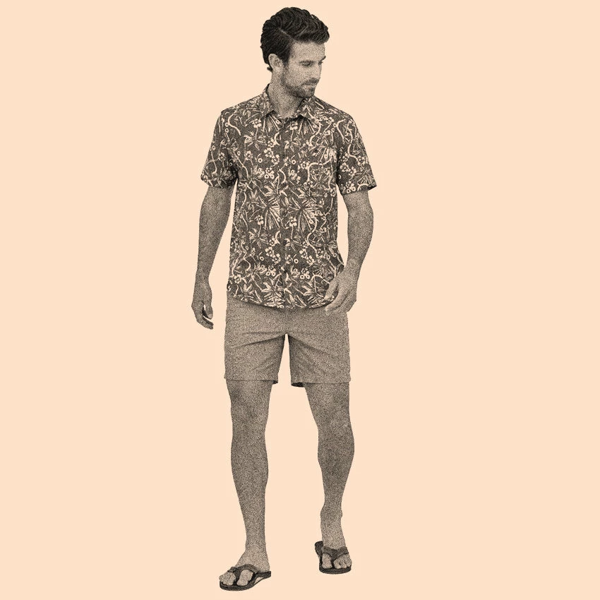 Patagonia Men's Lightweight All Wear Hemp Volley Shorts - Tidepool Blue 6 Patagonia Men's Lightweight All Wear Hemp Volley Shorts - Tidepool Blue - Image 4