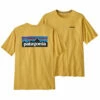 Patagonia Men's P-6 Logo Responsibili-Tee - Surfboard Yellow -Brokedown Palace Shop Patagonia SS23 P6Responsibilitee SUYE 01