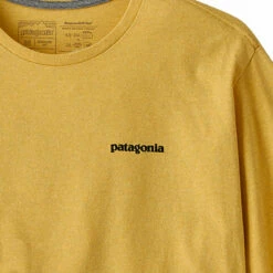 Patagonia Men's P-6 Logo Responsibili-Tee - Surfboard Yellow -Brokedown Palace Shop Patagonia SS23 P6Responsibilitee SUYE 03