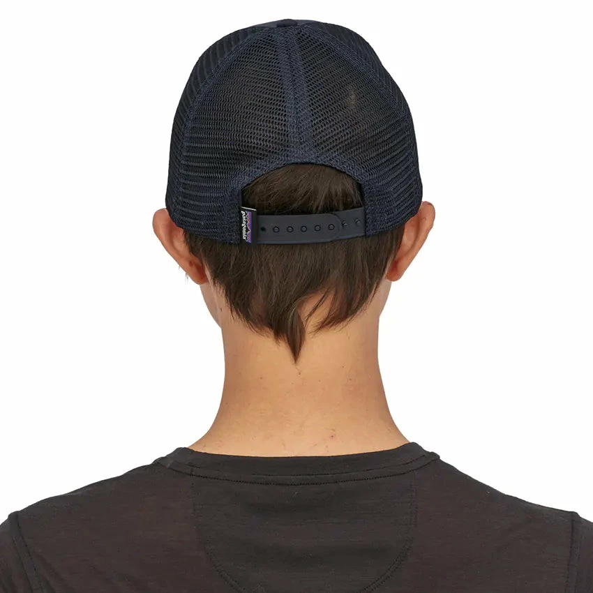 Patagonia P-6 Logo LoPro Trucker Hat - Navy Blue 6 Patagonia P-6 Logo LoPro Trucker Hat - Navy Blue - Image 4