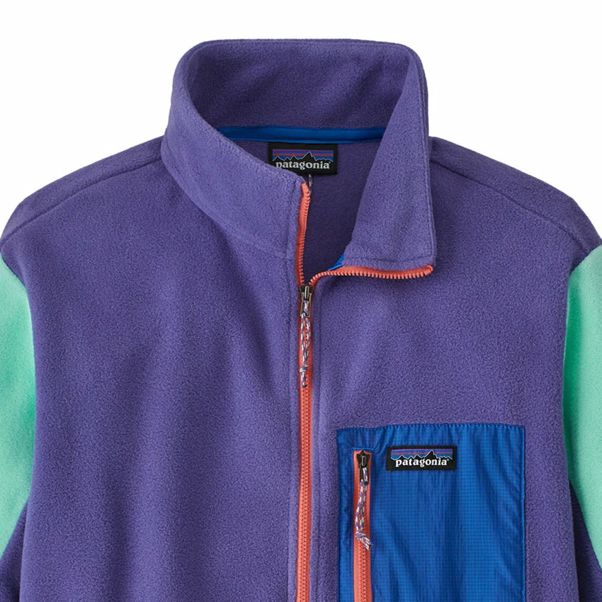 Patagonia Women's Microdini 1/2 Zip Pullover - Perennial Purple 4 Patagonia Women's Microdini 1/2 Zip Pullover - Perennial Purple - Image 2