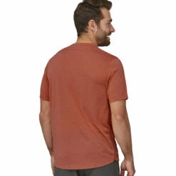 Patagonia Men's Capilene Cool Trail Shirt - Quartz Coral -Brokedown Palace Shop Patagonia SSCapCoolTrailShirt QZCO 05