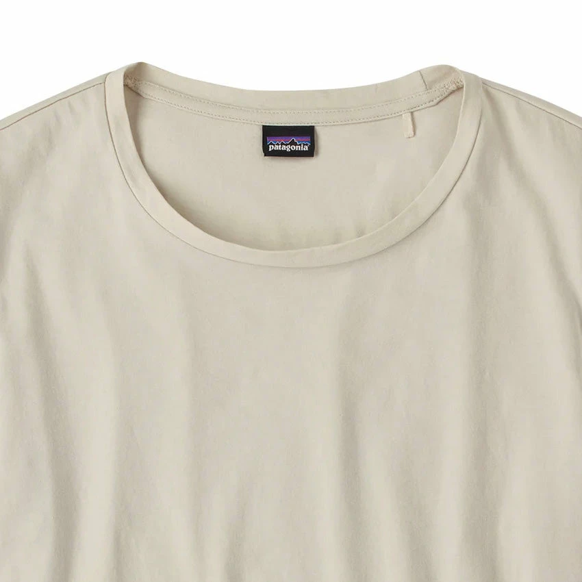 Patagonia Women's Regenerative Organic Certified Cotton Tee - Dyno White 4 Patagonia Women's Regenerative Organic Certified Cotton Tee - Dyno White - Image 2