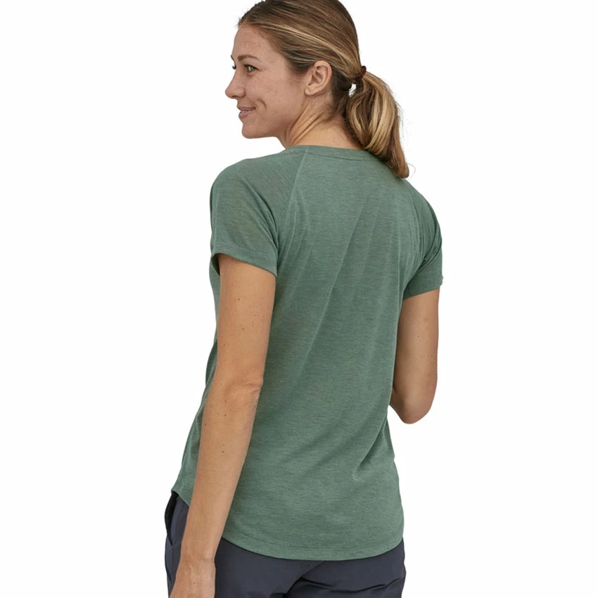 Patagonia Women's Capilene Cool Trail Shirt - Hemlock Green 7 Patagonia Women's Capilene Cool Trail Shirt - Hemlock Green - Image 5