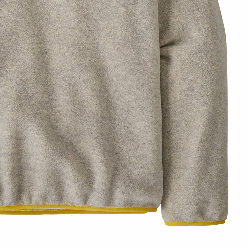 Patagonia Women's LW Synchilla Snap-T Fleece Pullover - Oatmeal Heather W/Shine Yellow 5 Patagonia Women's LW Synchilla Snap-T Fleece Pullover - Oatmeal Heather W/Shine Yellow - Image 3