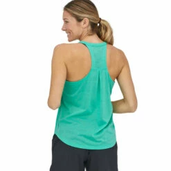 Patagonia Women's Capilene Cool Trail Tank - Fresh Teal -Brokedown Palace Shop Patagonia WsCapCoolTank Teal 03