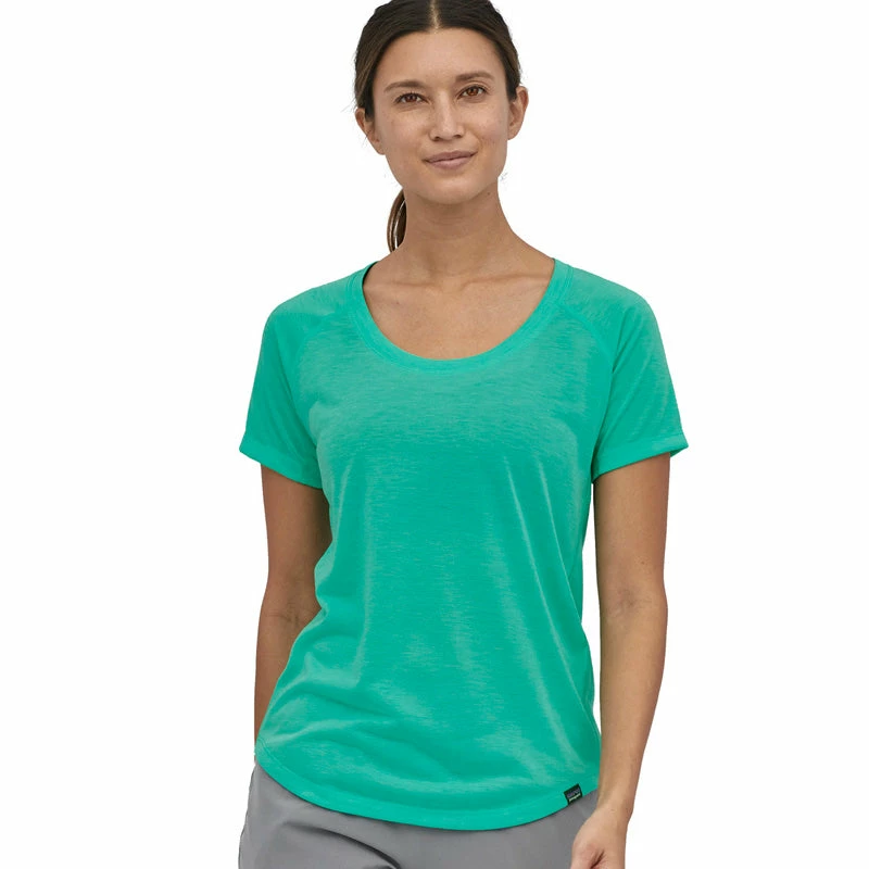 Patagonia Women's Capilene Cool Trail Shirt - Fresh Teal 4 Patagonia Women's Capilene Cool Trail Shirt - Fresh Teal - Image 2