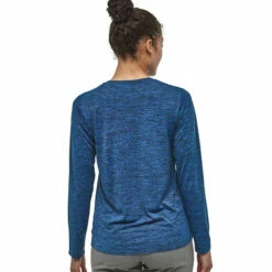 Patagonia Women's LS Capilene Cool Daily Shirt - Viking Blue - Navy Blue X-Dye 7 Patagonia Women's LS Capilene Cool Daily Shirt - Viking Blue - Navy Blue X-Dye -Brokedown Palace Shop Patagonia WsLSCapCoolDailyShirt VikingBlue 03