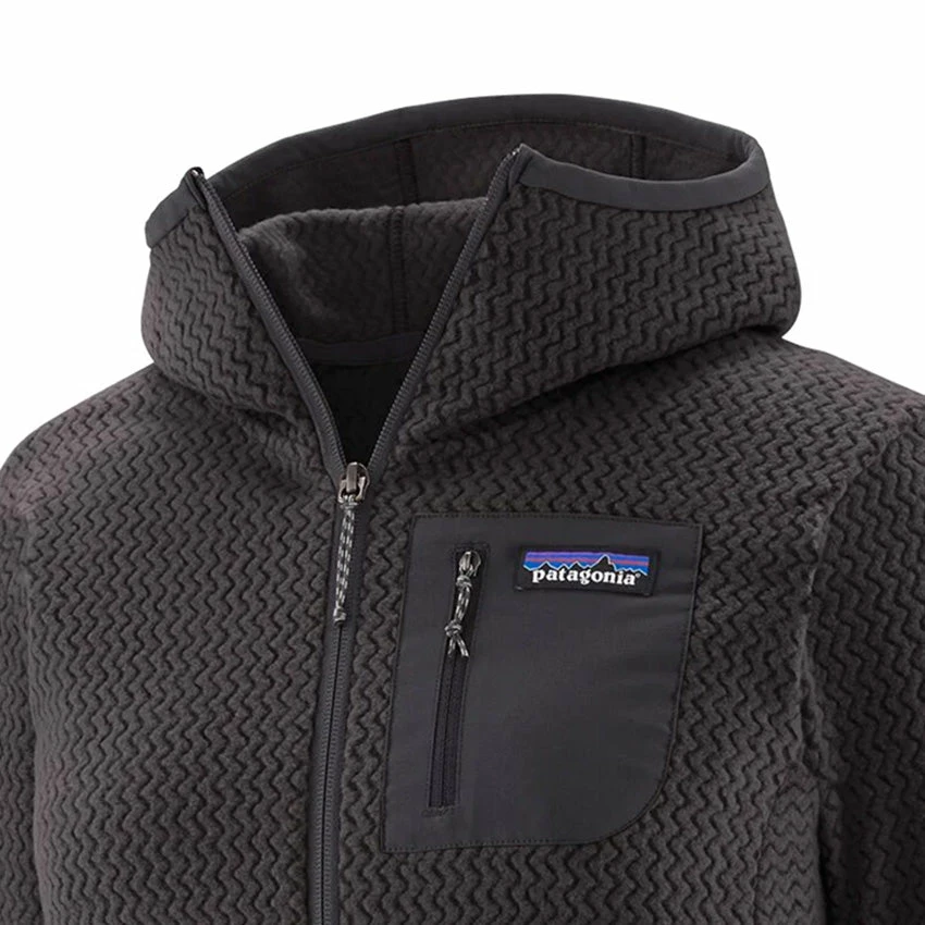 Patagonia Women's R1 Air Full-Zip Hoody - Black 4 Patagonia Women's R1 Air Full-Zip Hoody - Black - Image 2