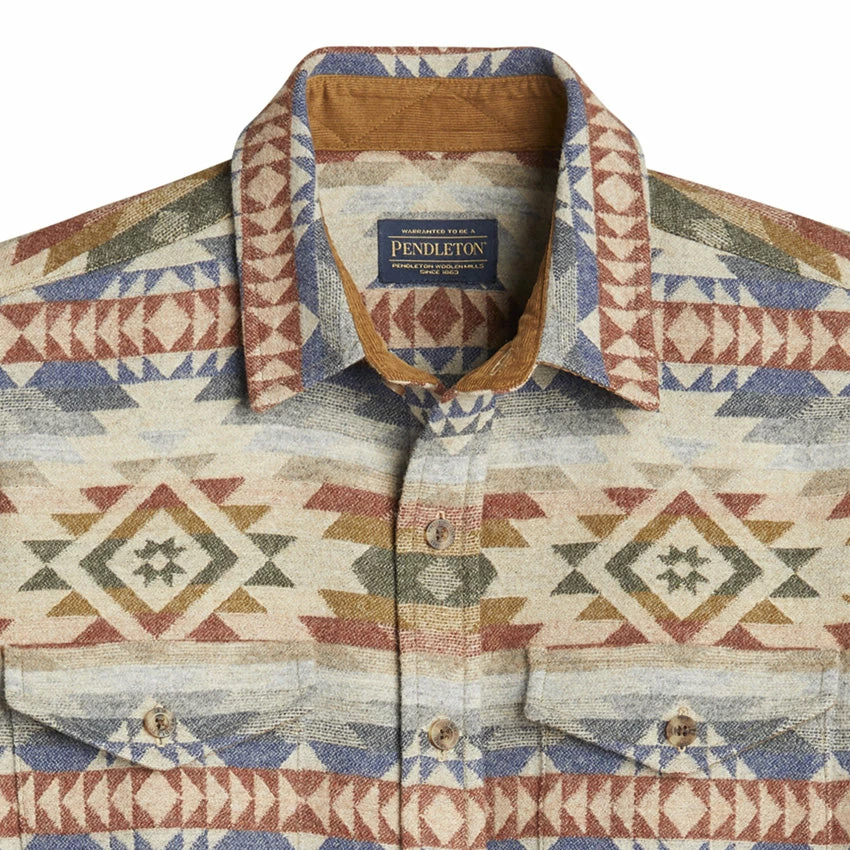 Pendleton Fitted La Pine Overshirt - Smith Rock Tan 4 Pendleton Fitted La Pine Overshirt - Smith Rock Tan - Image 2