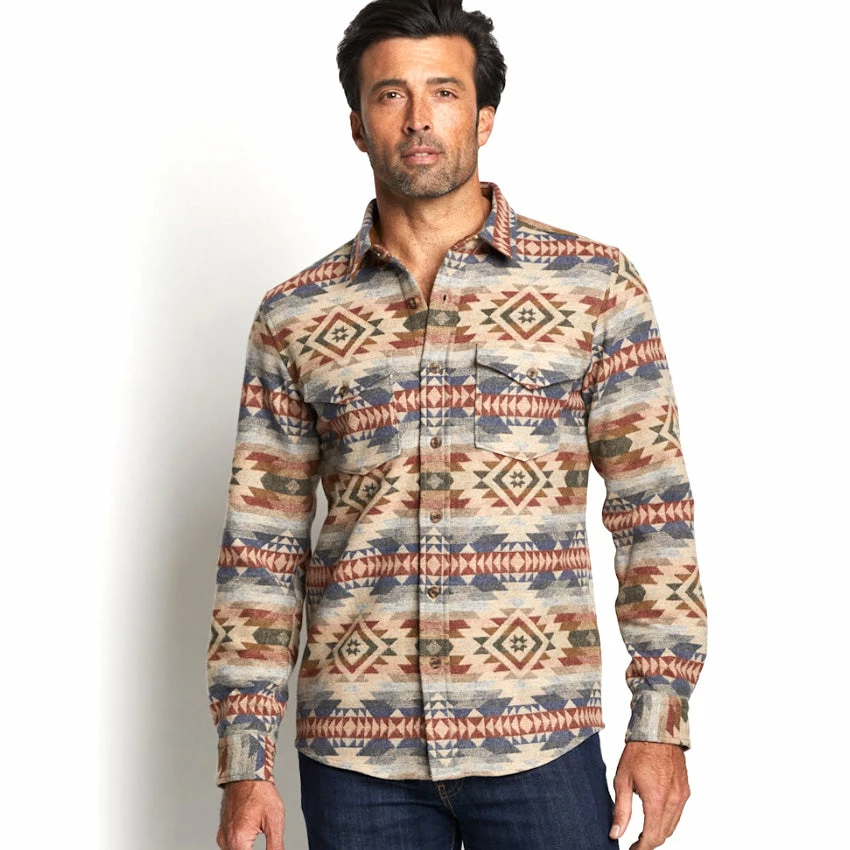 Pendleton Fitted La Pine Overshirt - Smith Rock Tan 5 Pendleton Fitted La Pine Overshirt - Smith Rock Tan - Image 3