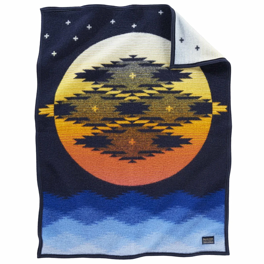 Pendleton Jacquard Crib Baby Blanket - Moon Dance 3 Pendleton Jacquard Crib Baby Blanket - Moon Dance