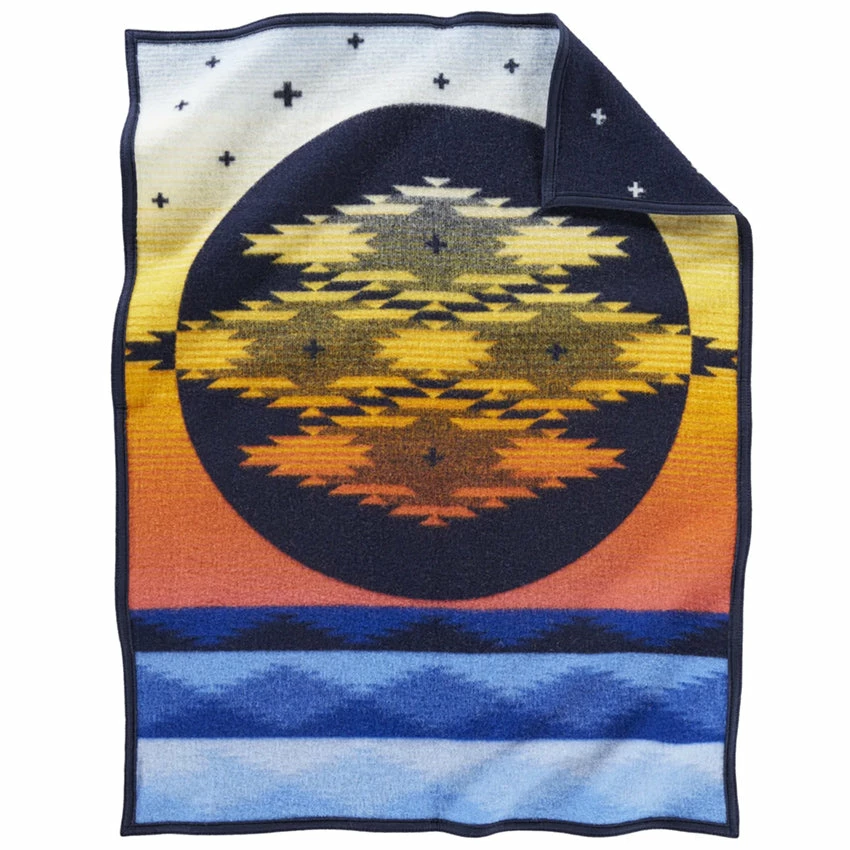 Pendleton Jacquard Crib Baby Blanket - Moon Dance 4 Pendleton Jacquard Crib Baby Blanket - Moon Dance - Image 2