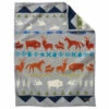 Pendleton Jacquard Crib Baby Blanket - Shared Paths 1 Pendleton Jacquard Crib Baby Blanket - Shared Paths -Brokedown Palace Shop Pendleton AW22 Muchacho SharedPaths 01