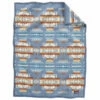 Pendleton Jacquard Crib Baby Blanket - Chief Joseph Slate