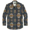 Pendleton Sherpa Lined Shirt Jacket - Chief Joseph Navy 1 Pendleton Sherpa Lined Shirt Jacket - Chief Joseph Navy -Brokedown Palace Shop Pendleton AW22 SherpaLinedJacket Navy 01