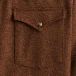 Pendleton Canyon Shirt - Rust -Brokedown Palace Shop Pendleton AW23 CanyonShirt Rust 04
