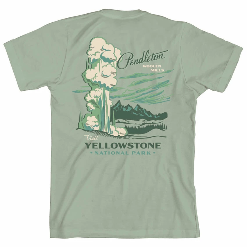 Pendleton Yellowstone Graphic Tee - Mint/Green 3 Pendleton Yellowstone Graphic Tee - Mint/Green