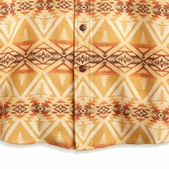 Pendleton Doublesoft Beach Shack Shirt - Cedar Bluff Tan/Brown 7 Pendleton Doublesoft Beach Shack Shirt - Cedar Bluff Tan/Brown -Brokedown Palace Shop Pendleton SS23 BeachShackShirt CBTanBrown 03