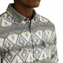 Pendleton Doublesoft Beach Shack Shirt - Cedar Bluff Green/Blue 11 Pendleton Doublesoft Beach Shack Shirt - Cedar Bluff Green/Blue -Brokedown Palace Shop Pendleton SS23 BeachShackShirt CedarBluffGreen 05