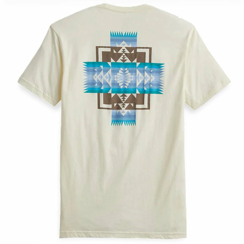 Pendleton Chief Joseph Graphic Tee - Natural/Light Blue 3 Pendleton Chief Joseph Graphic Tee - Natural/Light Blue