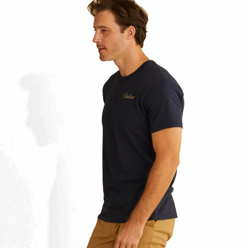 Pendleton Chief Joseph Graphic Tee - Midnight Navy/Light Orange 6 Pendleton Chief Joseph Graphic Tee - Midnight Navy/Light Orange - Image 4