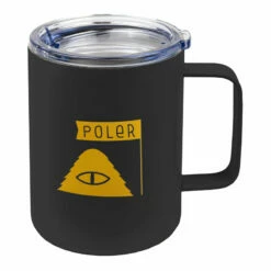 Poler Insulated Mug - Black -Brokedown Palace Shop Poler InsulatedCup Black 03