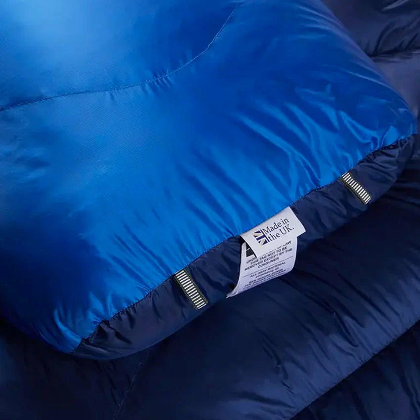 Rab Women's Neutrino 400 Down Sleeping Bag - Left Zip - Nightfall Blue 6 Rab Women's Neutrino 400 Down Sleeping Bag - Left Zip - Nightfall Blue - Image 4