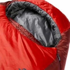 Rab Women's Solar Eco 3 Sleeping Bag - Left Zip - Ascent Red -Brokedown Palace Shop Rab WomensSolarEco3SleepingBag AscentRed 02