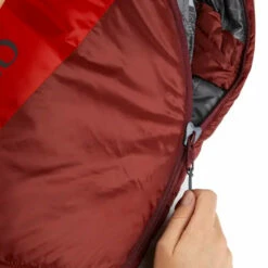 Rab Women's Solar Eco 3 Sleeping Bag - Left Zip - Ascent Red -Brokedown Palace Shop Rab WomensSolarEco3SleepingBag AscentRed 04