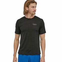 Patagonia Men's Capilene Cool Merino Graphic Shirt - Heritage Header: Black -Brokedown Palace Shop SS23 Patagonia MsCoolCapMErinoGraphicShirt HEBK 04